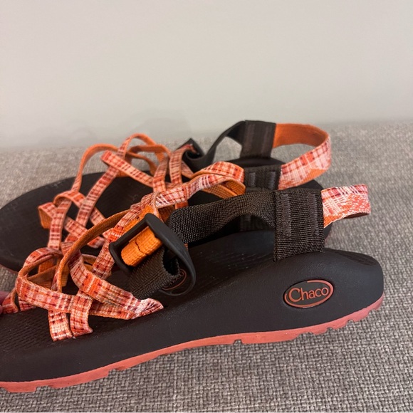 Chaco Women's ZX/2 Classic Hiking Orange Comfort Sandals Size 8 - Picture 8 of 10